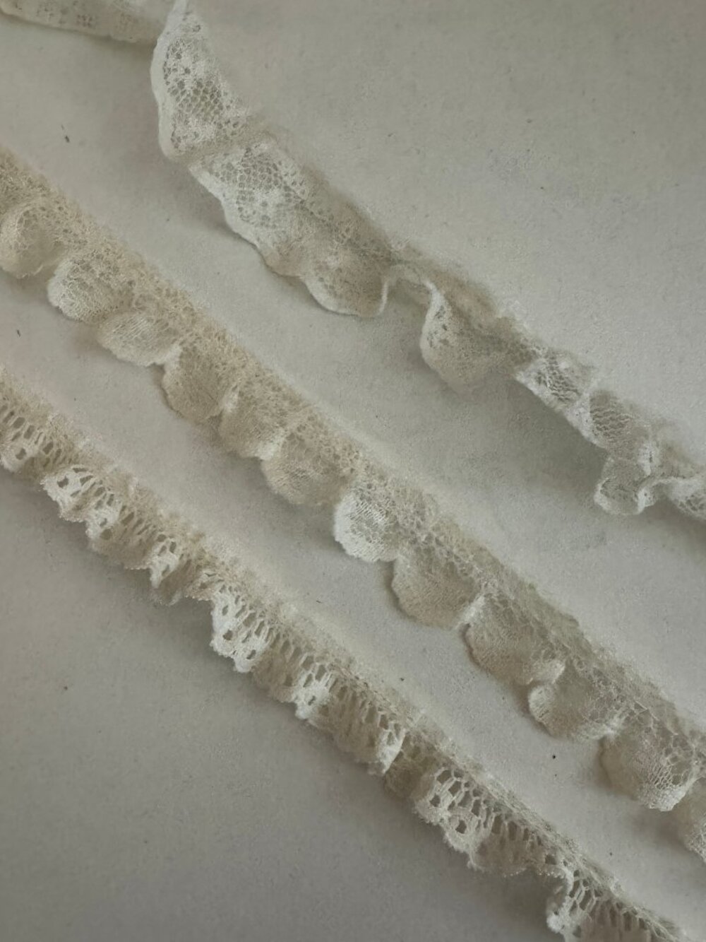 16 1/3 Yards - Bundle Natural Off White Lace Craft Sewing #441